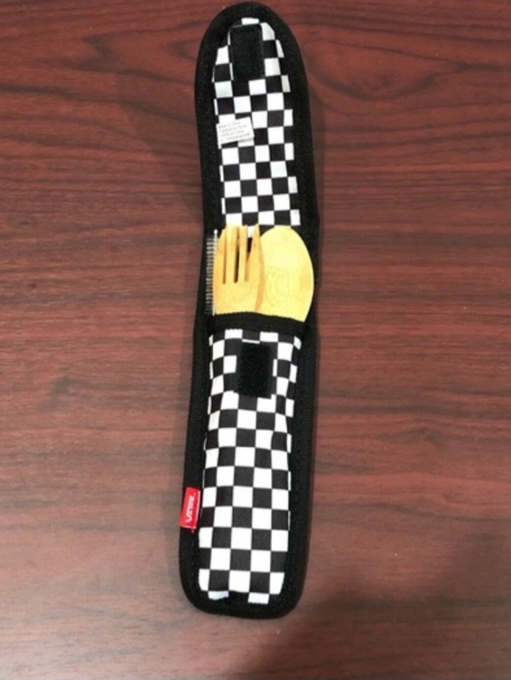 Vans Checkerboard Bamboo Utensil Set